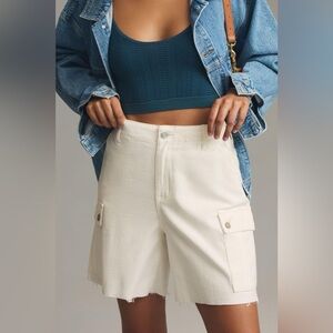 Anthropologie Pilcro‎ Cargo Bermuda Short White size 29